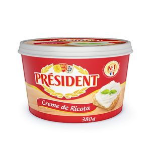 Creme de Queijo Ricota Président Pote 380g