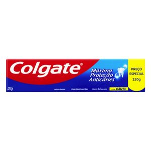 Creme Dental Colgate Máxima Proteção Anticáries Menta Refrescante 120g