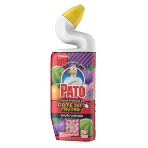 Desinfetante Pato Uso Geral Game Das Frutas Limpeza Profunda Squeeze 750ml Edição Limitada