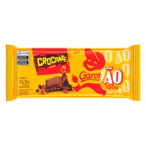 Chocolate Garotão ao Leite Crocante Pacote 150g