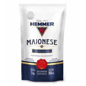 Maionese Hemmer Tradicional Sachê 1Kg