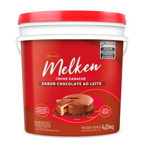 Creme Harald Melken Ganach Chocolate Ao Leite Balde 4Kg