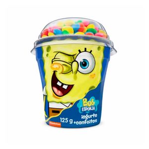 Iogurte Batavo Bob Esponja Tradicional c/ Confeito Copo 125g