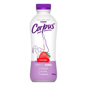 Iogurte Corpus Desnatado Zero Lactose Morango 800g