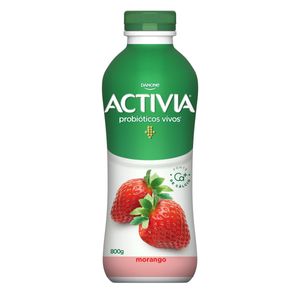 Leite Fermentado Parcialmente Desnatado Activia Morango 800g