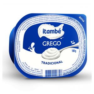 Iogurte Grego Itambé Tradicional Pote 100g