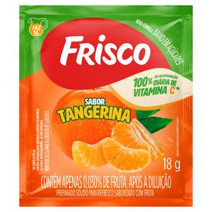 Refresco em Pó Frisco Tangerina 18g