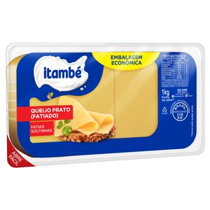 Queijo Prato Itambé Fatiado 1Kg Embalagem Econômica