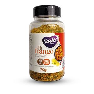 Tempero em Pó Garlic Foods Vegano Fit Frango s/ Sal Vidro 70g