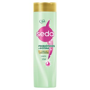 Shampoo Seda Prebióticos + Biotina Frasco 325ml