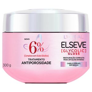 Creme p/ Tratamento Elseve Antiporosidade Glycolic Gloss Pote 300g