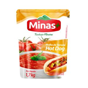 Molho de Tomate Minas Mais Hot Dog Sachê 1.7Kg