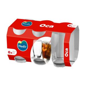 Jogo Copo Long Drink Nadir Oca 300ml c/ 6 Unid