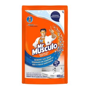 Desinfetante Mr Músculo Uso Geral Platinum Laranja Sachê 400ml