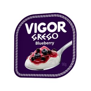 Iogurte Grego Vigor Blueberry 90g