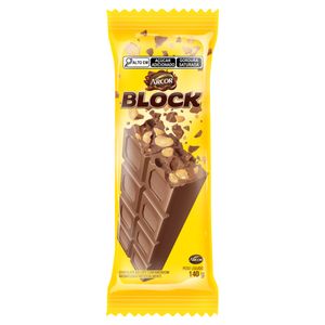 Chocolate Arcor Block Ao Leite c/ Amendoim 140g