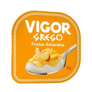 Iogurte Grego Vigor Frutas Amarelas 90g