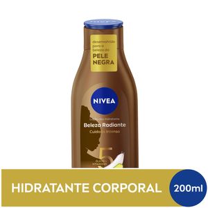 Loção Corporal Deo-Hidratante Nivea Beleza Radiante Cuidado IntensoFrasco 200ml