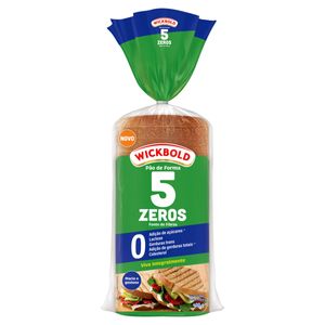 Pão de Forma Wickbold Integral 5 Zeros Zero Lactose Pacote 400g