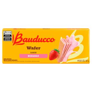 Biscoito Wafer Bauducco Morango 92g