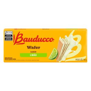 Biscoito Wafer Bauducco Recheio Limão 92g