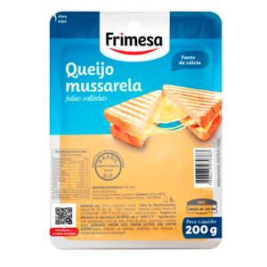 Queijo Muçareçla Frimesa Fatiado 200g