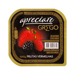 Iogurte Grego Apreciare Frutas Vermelhas 90g