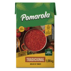 Molho de Tomate Pomarola Tradicional Tetra Pak 1.06Kg