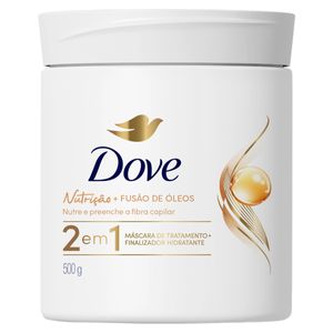 Máscara de Tratamento Dove 2 em 1 Nutrição Pote 500g