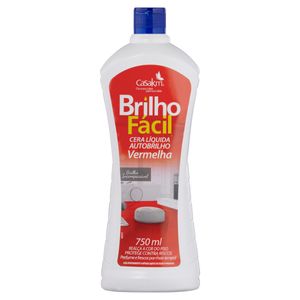 Cera Líquida Brilho Fácil Autobrilho Vermelha Frasco 750ml