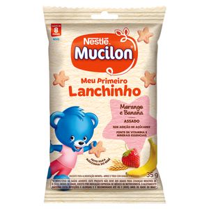 Biscoito Mucilon Meu Primeiro Lanchinho Morango e Banana 35g