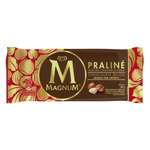 Sorvete Kibon Magnum Praliné e Chocolate Belga 69g