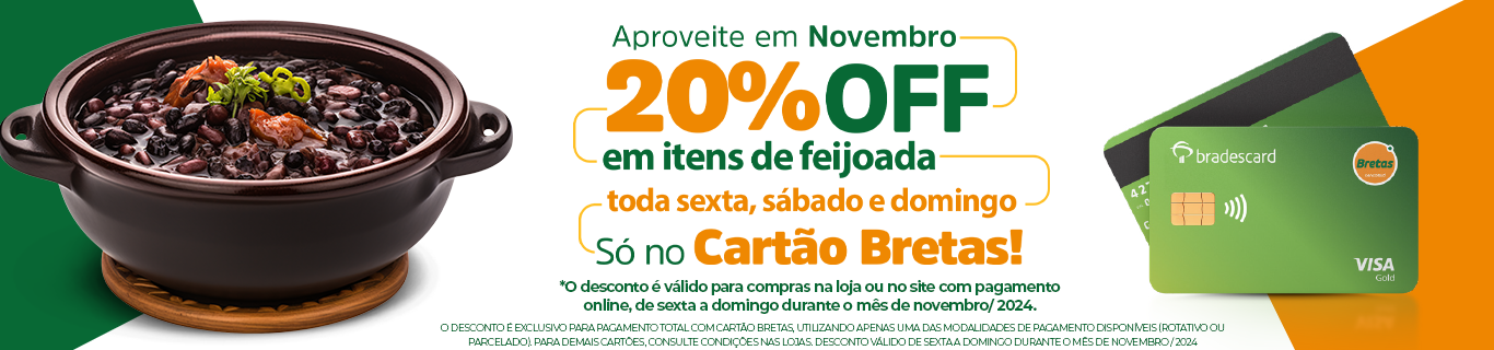 feijoada 20% off